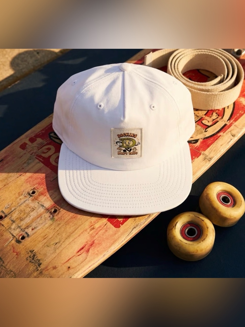 Dickies Don’t Trip Mushroom Athletic Cap white - New